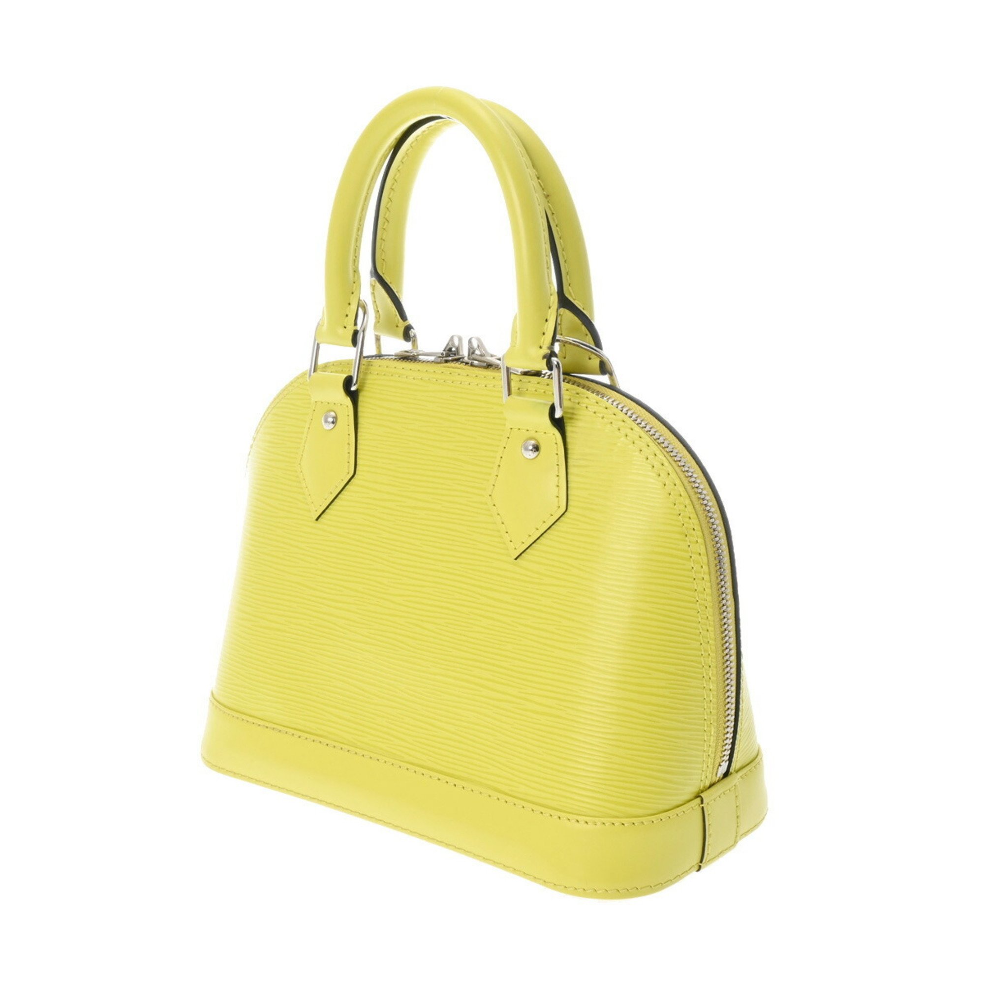 LOUIS VUITTON Louis Vuitton Epi Alma BB Bag Jaune Cedra M57446 Women's Leather Handbag