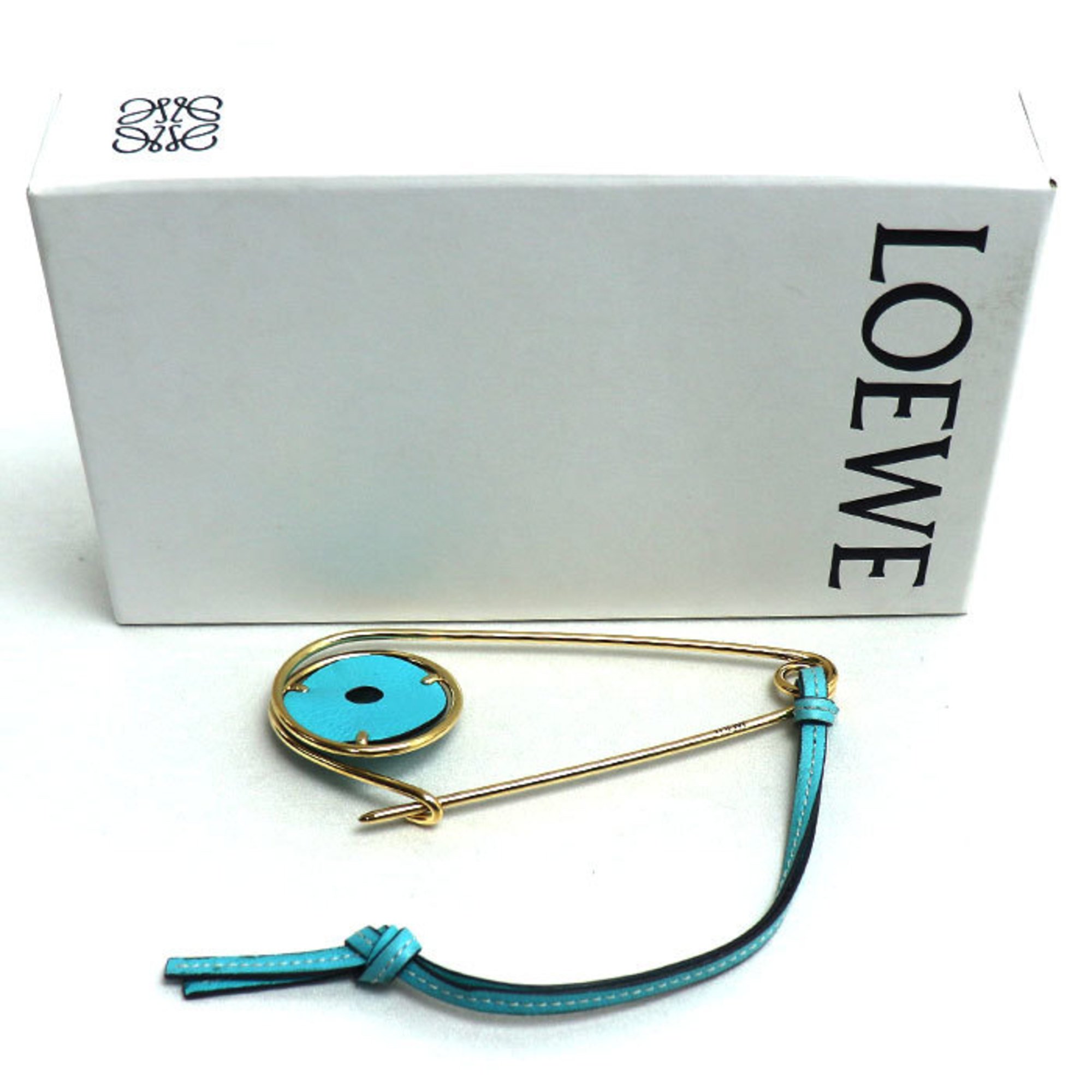 LOEWE Metal Leather Meccano Pin Charm 112.19.080 Women's