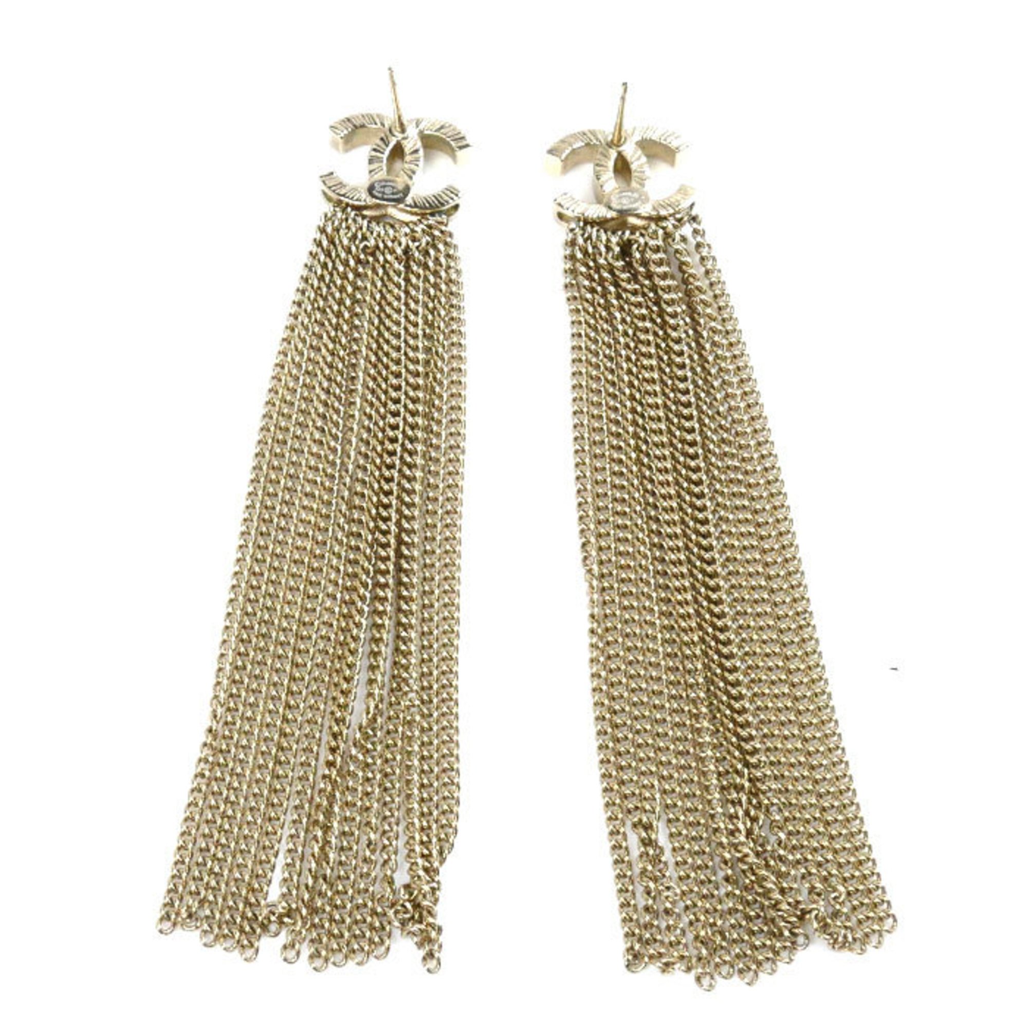 CHANEL Metal Coco Mark Earrings for Women