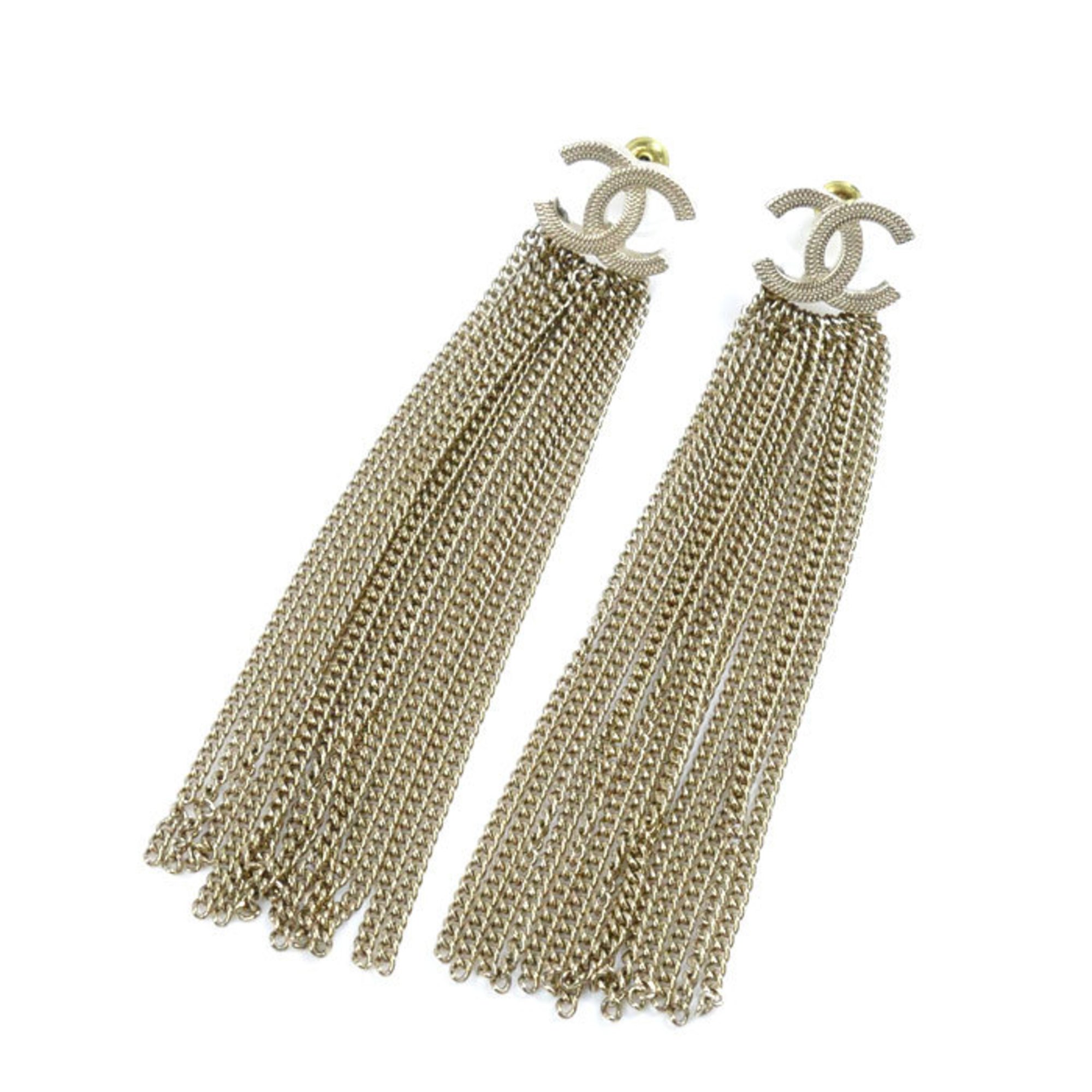 CHANEL Metal Coco Mark Earrings for Women