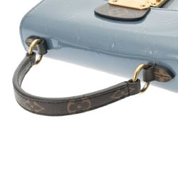 LOUIS VUITTON Vernis Epi Monogram Spring Street PM Blue M90373 Women's Vernis/Leather Handbag