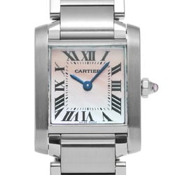 CARTIER Tank Francaise SM W51028Q3 Ladies' Watch Quartz