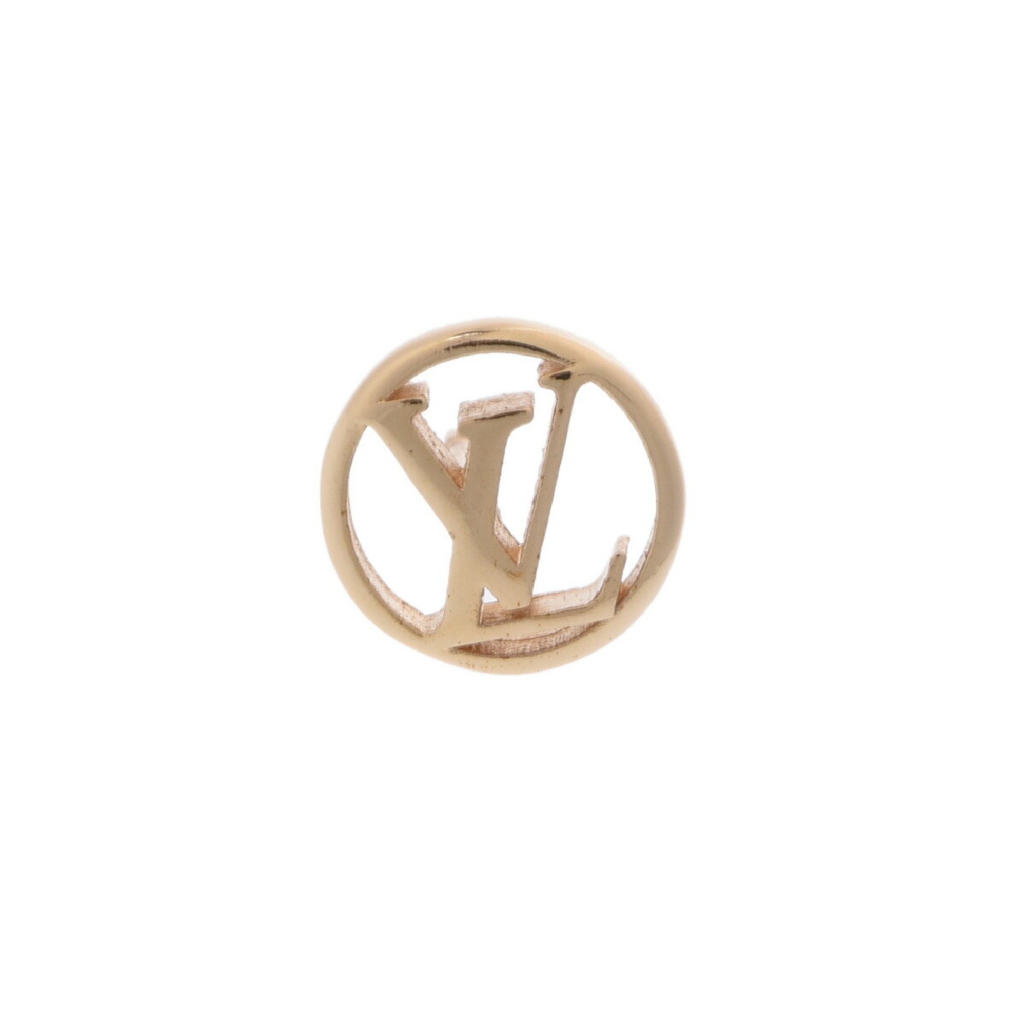 LOUIS VUITTON Louis Vuitton Crazy in Rock Gold M00395 Women's Metal Earrings