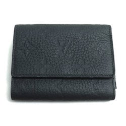 LOUIS VUITTON Louis Vuitton Portefeuille Pilot Tri-fold Wallet Taurillon Leather Black M82556 Men's