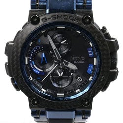 CASIO G-SHOCK Radio-controlled watch, solar, black, blue, MTG-B1000XB-1AJF, men's