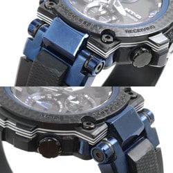 CASIO G-SHOCK Radio-controlled watch, solar, black, blue, MTG-B1000XB-1AJF, men's