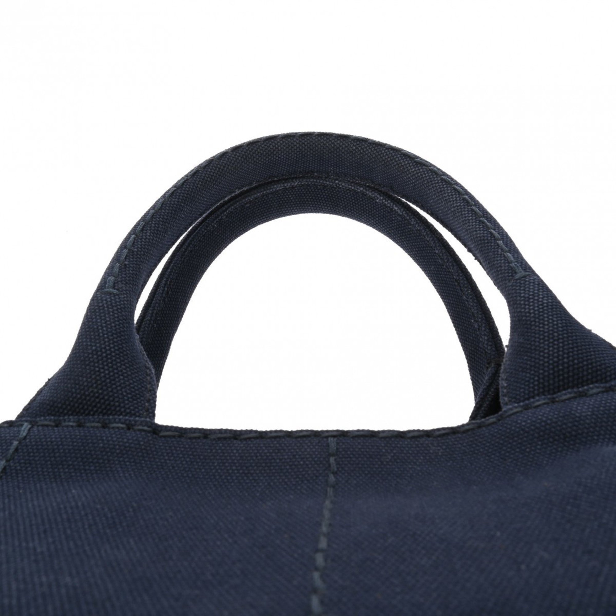 PRADA Prada Canapa Navy 1BG439 Women's Canvas Handbag