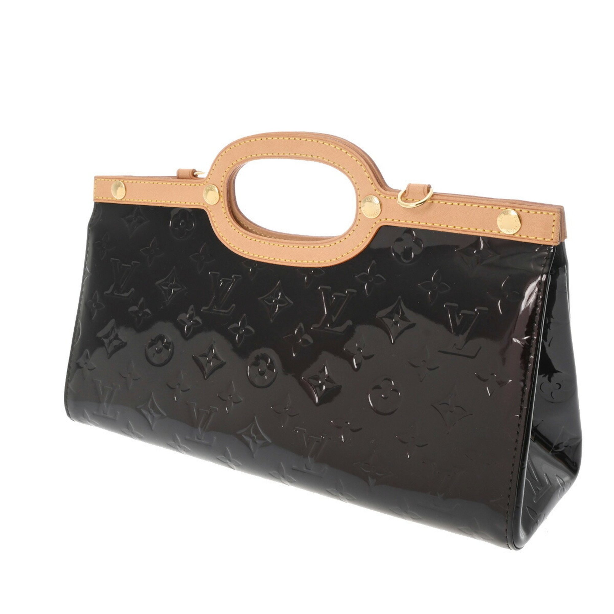 LOUIS VUITTON Louis Vuitton Vernis Roxbury Drive Amarante M91995 Women's Monogram Handbag