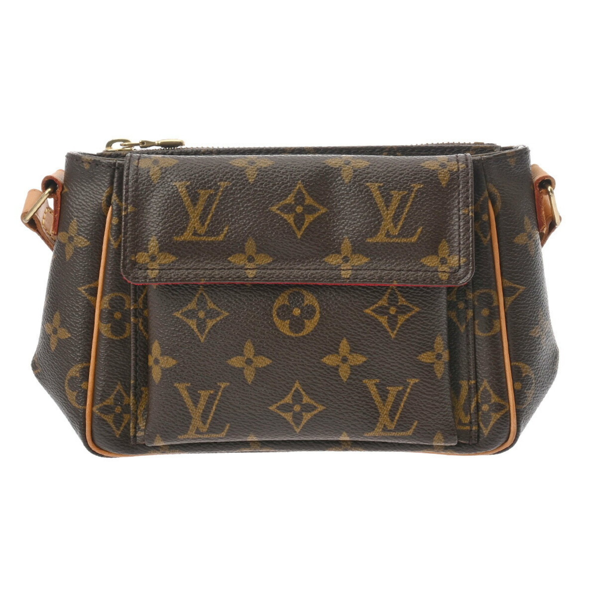 LOUIS VUITTON Louis Vuitton Monogram Vivacite PM Brown M51165 Women's Canvas Shoulder Bag