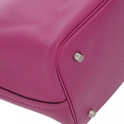 HERMES Picotin Lock MM Traceage Rose Purple/Blue Nuit/Crayon C Stamp (around 2018) Women's Epsom Leather Handbag