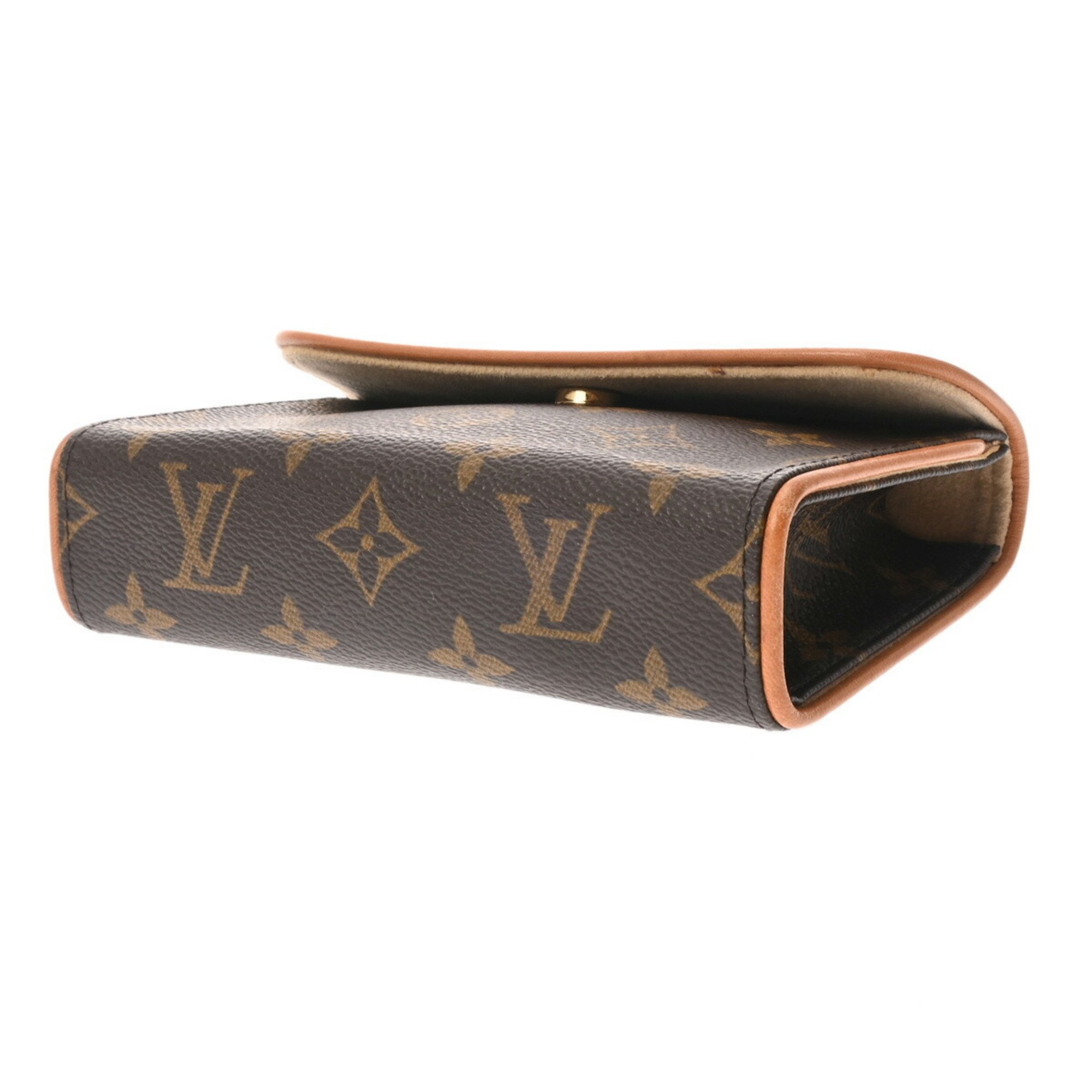 LOUIS VUITTON Louis Vuitton Monogram Pochette Florentine Belt S M51855 Women's Canvas Waist Bag