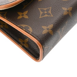 LOUIS VUITTON Louis Vuitton Monogram Pochette Florentine Belt S M51855 Women's Canvas Waist Bag