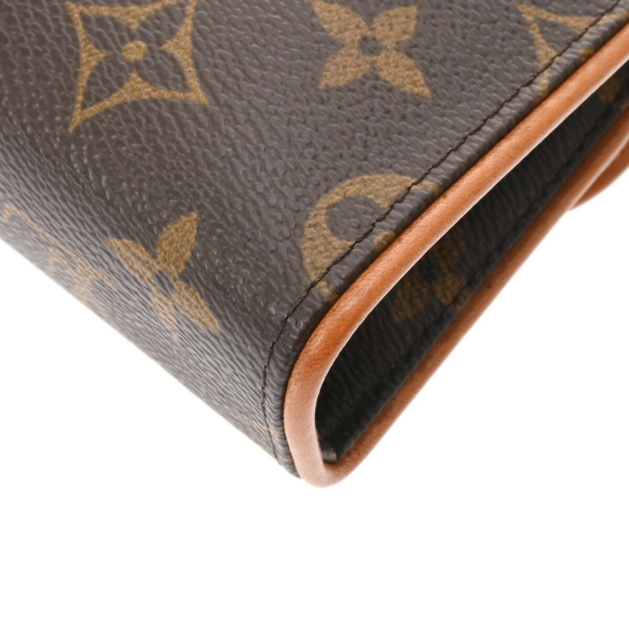 LOUIS VUITTON Louis Vuitton Monogram Pochette Florentine Belt S M51855 Women's Canvas Waist Bag