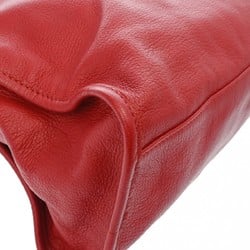 BALENCIAGA The City Red 115748 Women's Leather Bag