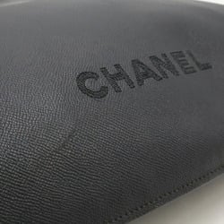 CHANEL Tote bag Shoulder Leather Black