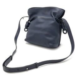 LOEWE FLAMENCO KNOT Shoulder bag Leather Navy