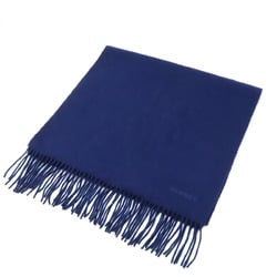 HERMES Hermes scarf stole 100% cashmere navy