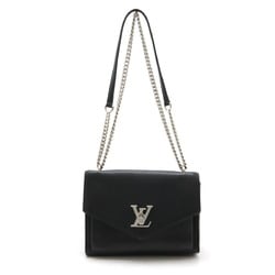 LOUIS VUITTON My Lock Me Chain Shoulder Bag Leather Noir Black M51418