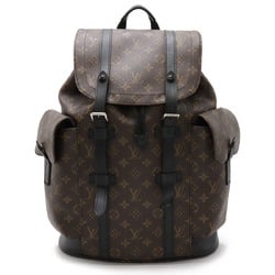 LOUIS VUITTON Louis Vuitton Monogram Macassar Christopher PM Backpack Rucksack Shoulder Bag M43735