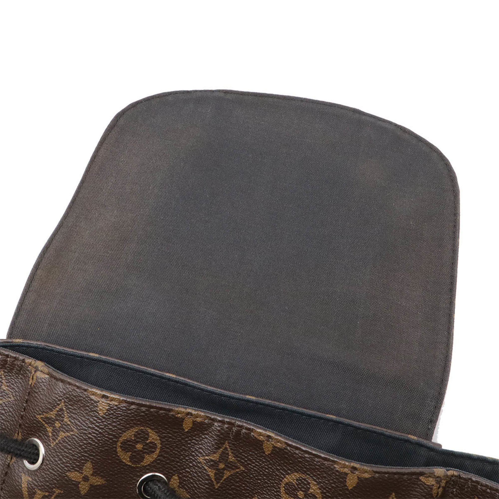 LOUIS VUITTON Louis Vuitton Monogram Macassar Christopher PM Backpack Rucksack Shoulder Bag M43735