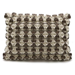 LOUIS VUITTON Louis Vuitton Les Petits Nomades Collection Flower Field Cushion Coussin Leather Ivory