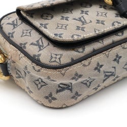 LOUIS VUITTON Louis Vuitton Monogram Juliet MM Shoulder Bag Canvas Leather Blue M92217