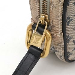 LOUIS VUITTON Louis Vuitton Monogram Juliet MM Shoulder Bag Canvas Leather Blue M92217