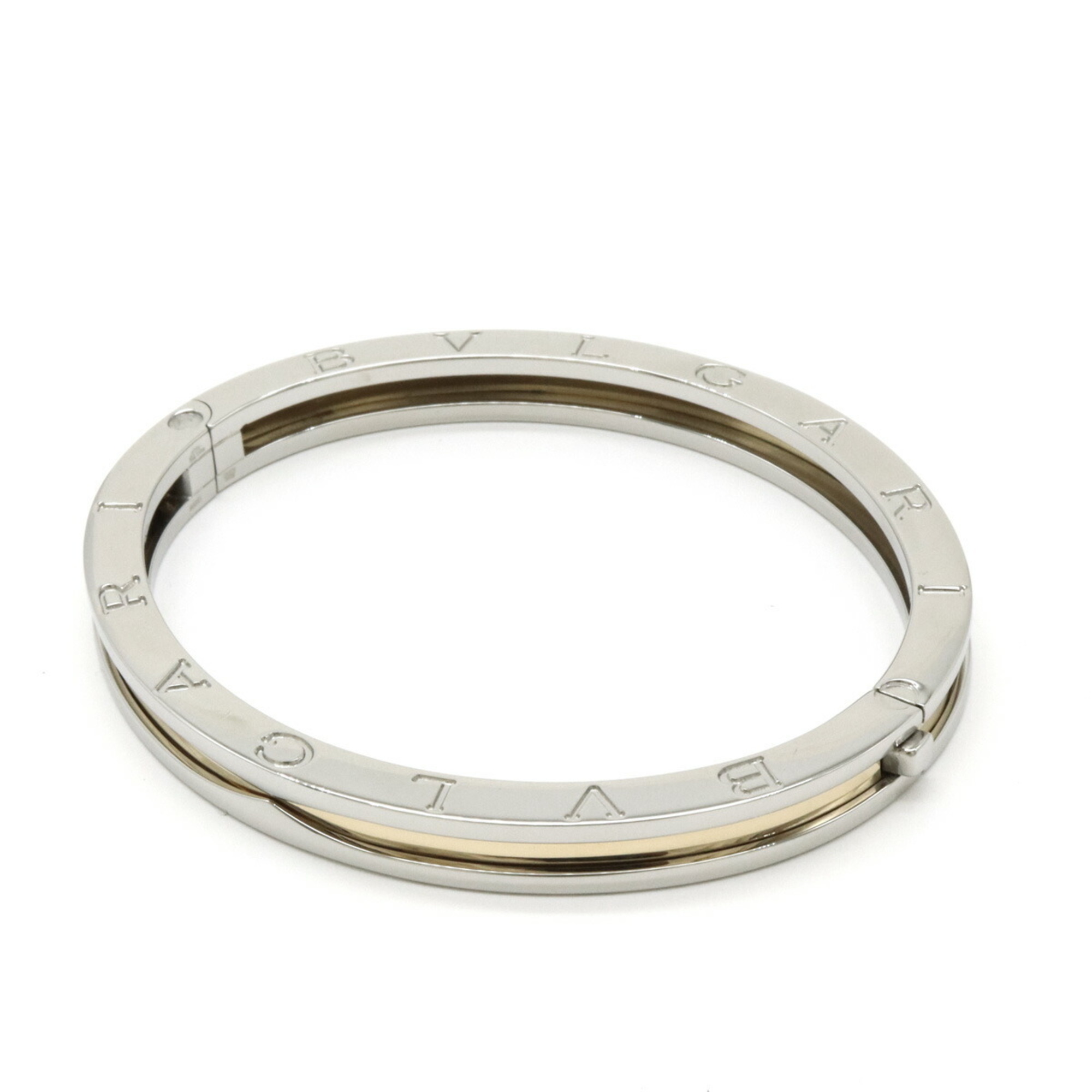 BVLGARI B.zero1 B-zero1 Bzero1 Bangle Bracelet SS Stainless Steel K18YG 750YG Yellow Gold