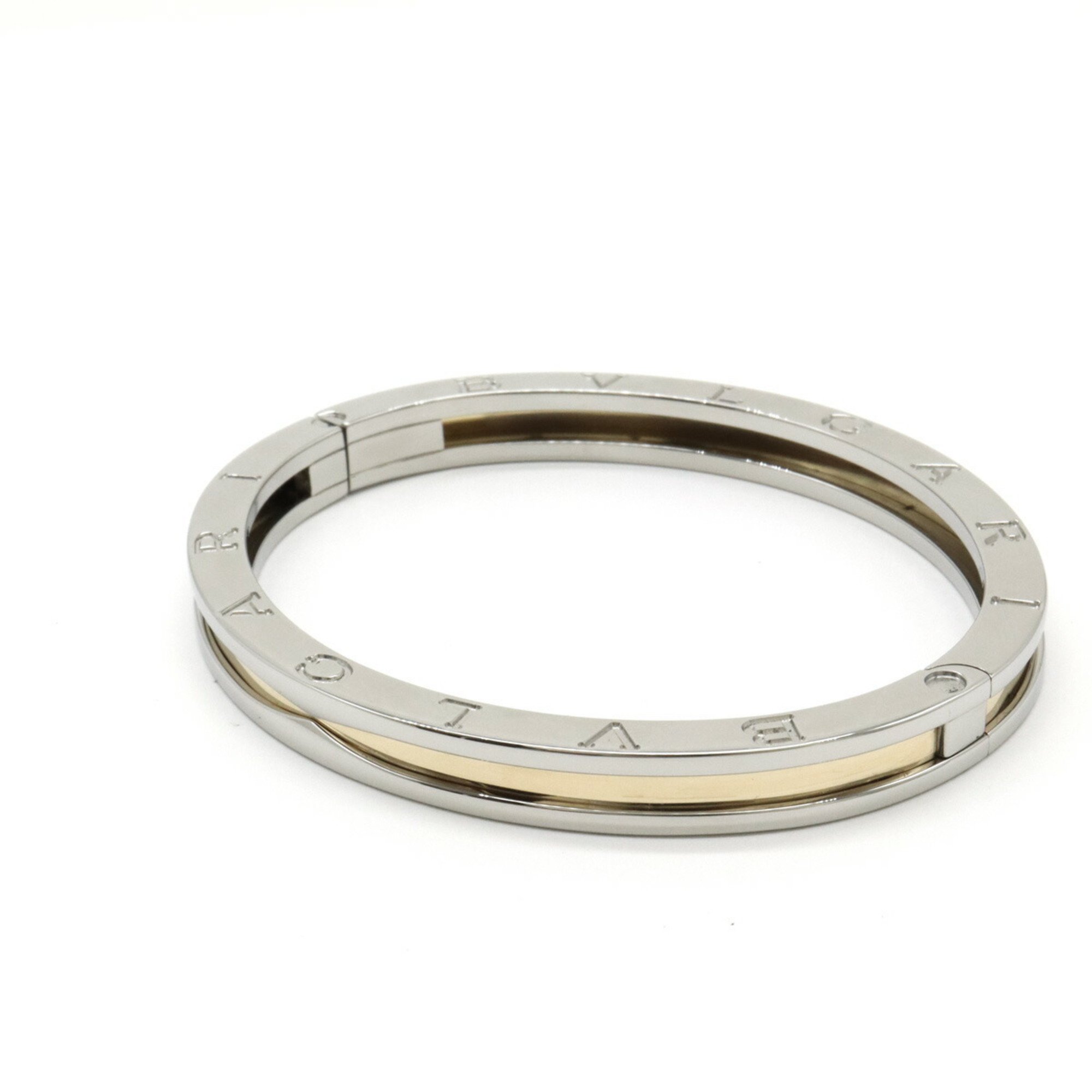 BVLGARI B.zero1 B-zero1 Bzero1 Bangle Bracelet SS Stainless Steel K18YG 750YG Yellow Gold