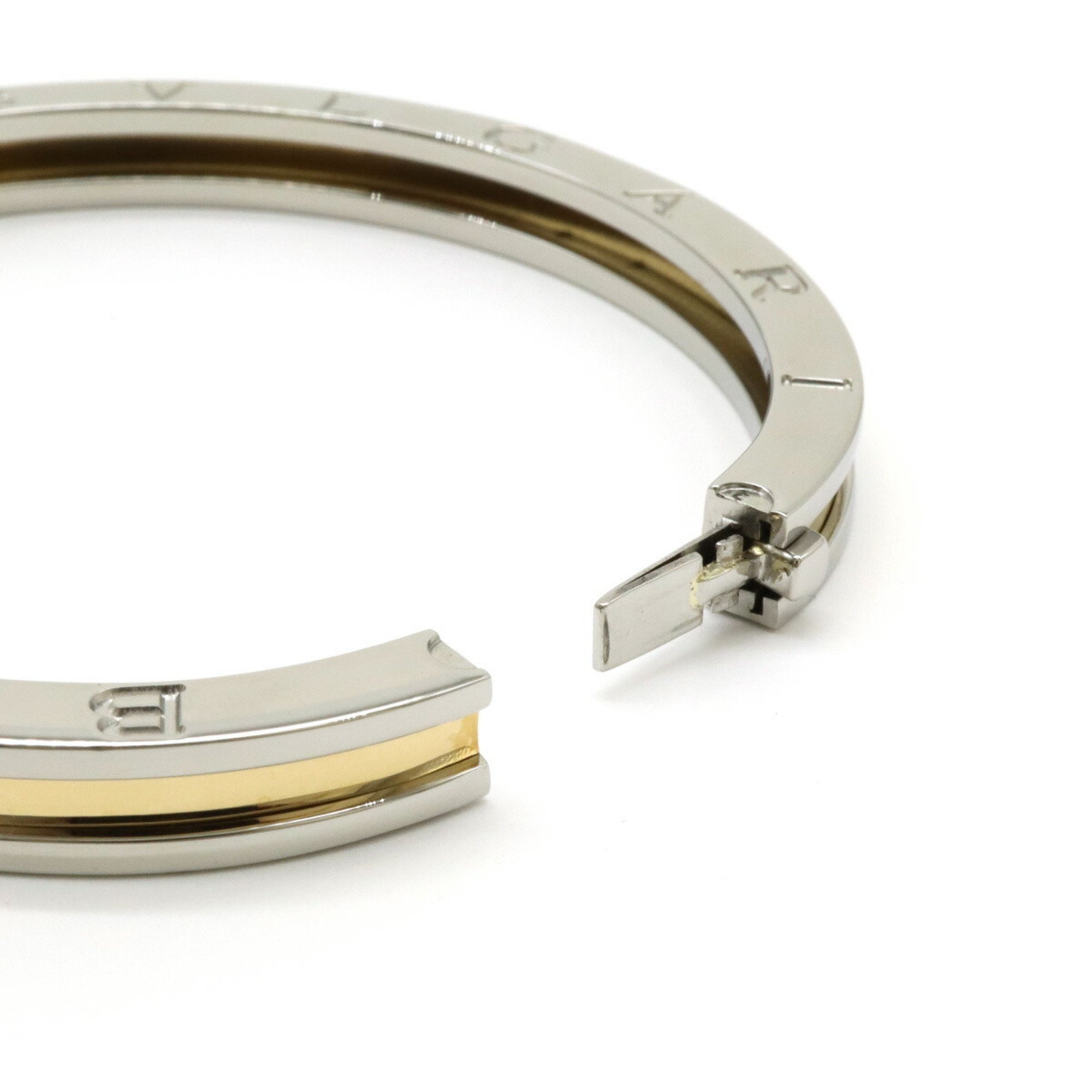 BVLGARI B.zero1 B-zero1 Bzero1 Bangle Bracelet SS Stainless Steel K18YG 750YG Yellow Gold