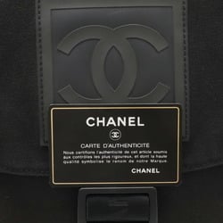 CHANEL Chanel Sport Line Coco Mark Shoulder Bag Canvas Nylon Black Green A23289