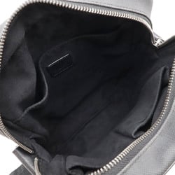 dunhill D-EIGHT D8 shoulder bag PVC leather men's dark grey black L3F161Z