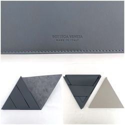 Bottega Veneta Notebook Gray ec-20350 Leather BOTTEGA VENETA Miscellaneous Goods Diary Memo Pad Cover Women Men