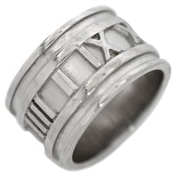 Tiffany Ring Silver Atlas ec-20003 #9 Ag 925 SILVER TIFFANY&Co. Roman Numerals Numbers Unisex