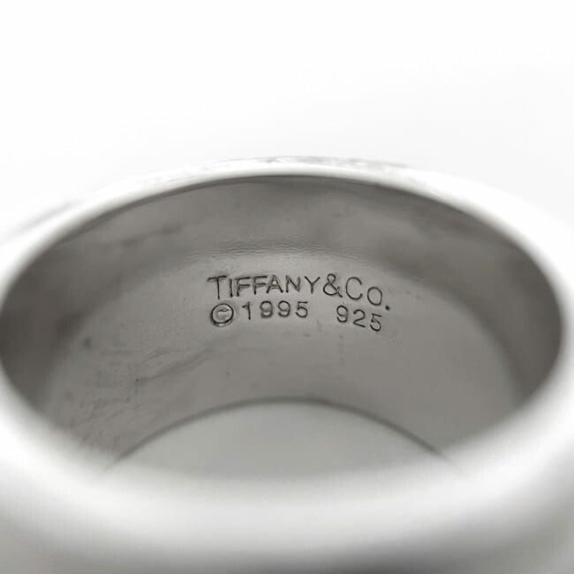 Tiffany Ring Silver Atlas ec-20003 #9 Ag 925 SILVER TIFFANY&Co. Roman Numerals Numbers Unisex