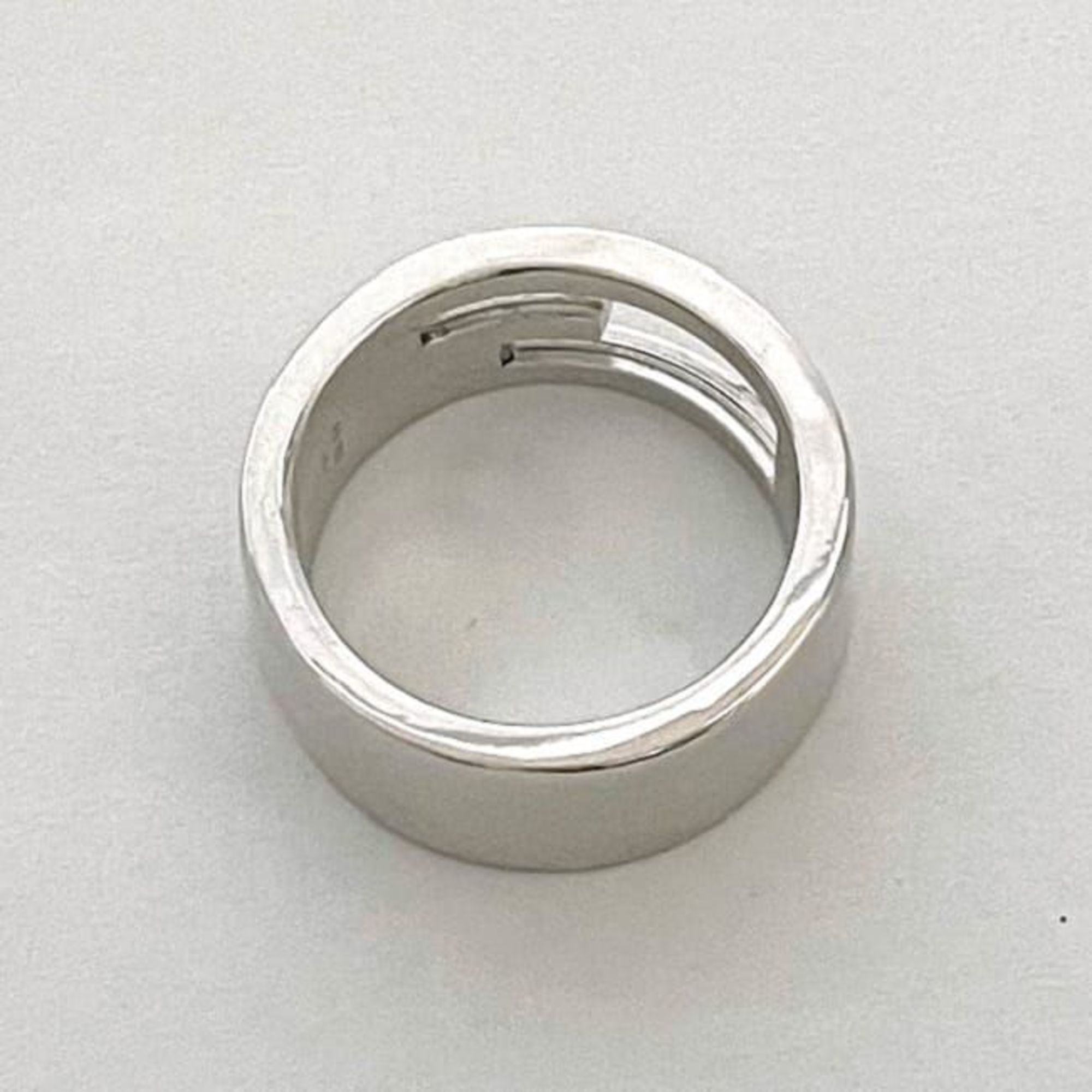 Gucci G-Cut Ring Silver 032661 09840 8106 ec-20220 Size 9 Ag 925 SILVER GUCCI G Women's Retro