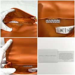 Stella McCartney Shoulder Bag ec-21363 Orange Multicolor Kids Leather STELLA McCARTNEY Flap Fluffy