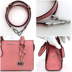 Michael Kors 2way Bag Pink 35S3G6HS5L ec-20070 Leather MICHAEL KORS Charm Handbag Shoulder Women's