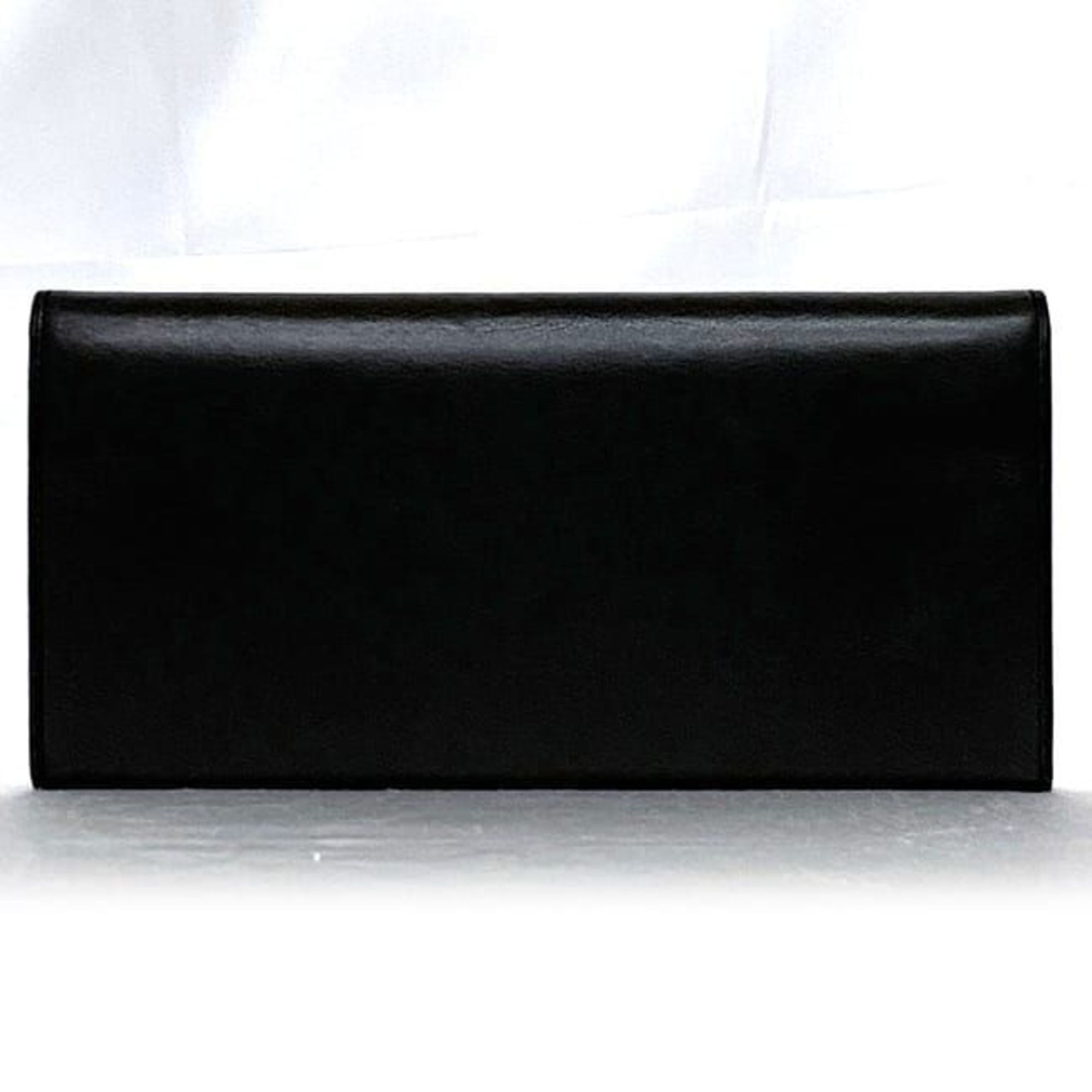 Dunhill bi-fold long wallet ec-21639 black chelsea leather dunhill men's