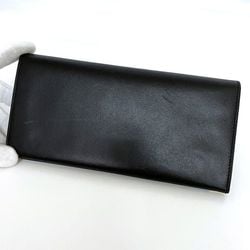 Dunhill bi-fold long wallet ec-21639 black chelsea leather dunhill men's