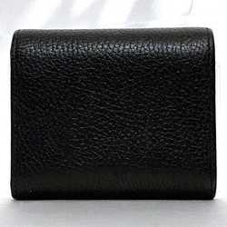 Gucci Tri-fold Wallet ec-21274 Black Marmont 546584 GG Leather GUCCI Compact Folding Women's