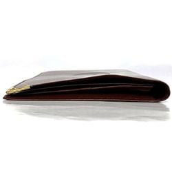 Cartier Bi-fold Bordeaux Must ec-20102 Billfold Long Wallet Leather Men's Women's