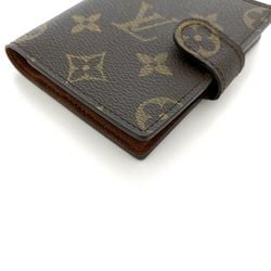 Louis Vuitton Planner Cover Agenda ec-21416 Brown Monogram R20007 Canvas TH0063 LOUIS VUITTON Compact for Men and Women LV