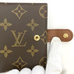 Louis Vuitton Planner Cover Agenda ec-21416 Brown Monogram R20007 Canvas TH0063 LOUIS VUITTON Compact for Men and Women LV