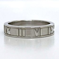 Tiffany Ring ec-21497 Silver Atlas Size 10 Ag 925 TIFFANY&Co. Roman Numerals Ladies