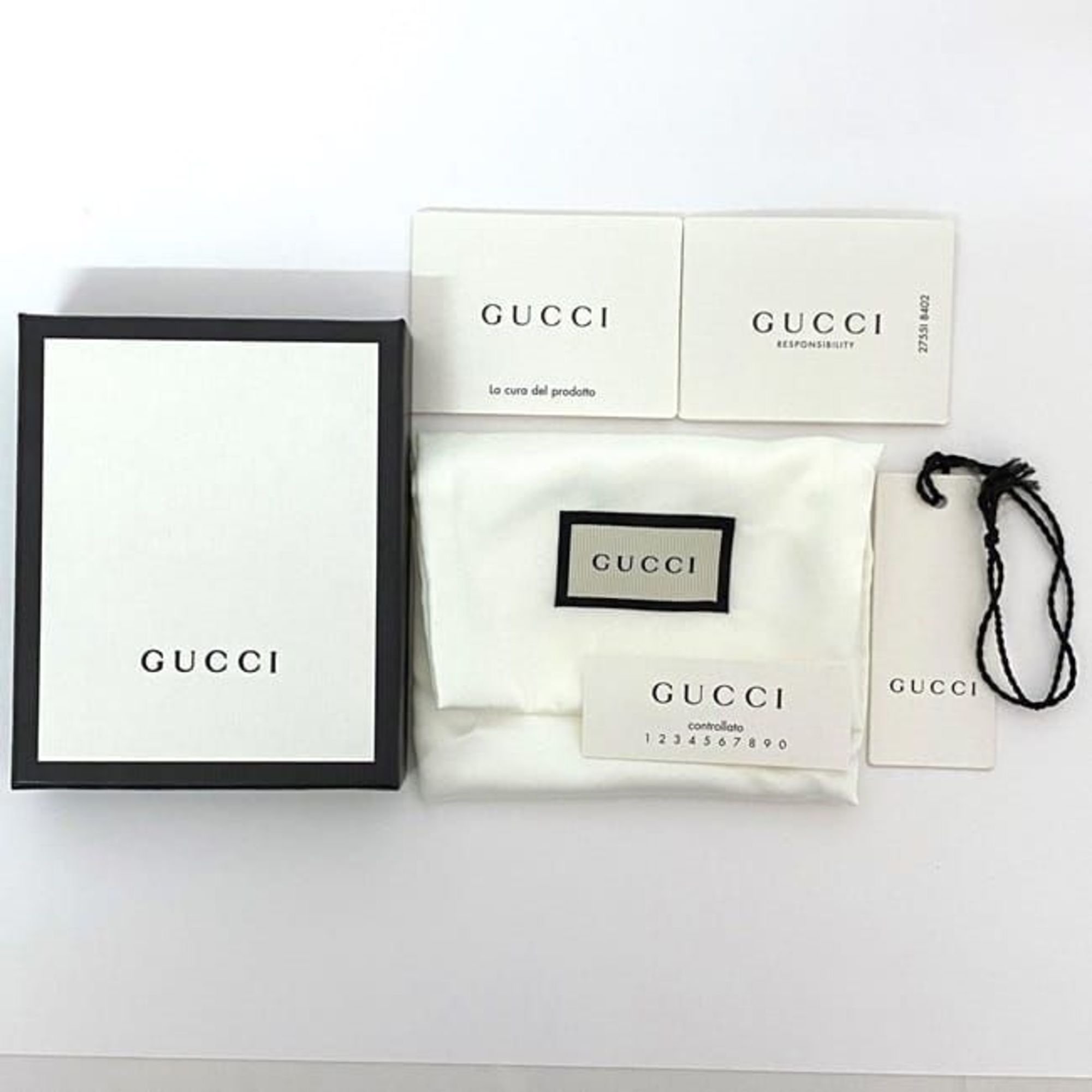 Gucci Keychain ec-21439 Silver Navy Interlocking 598554 Metal Rubber GUCCI GG Charm Keyring Anchor Men's Women's