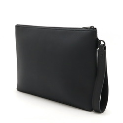 LOUIS VUITTON LV Aerogram Pochette IPAD Clutch Bag Second Grain Leather Noir Black M69837