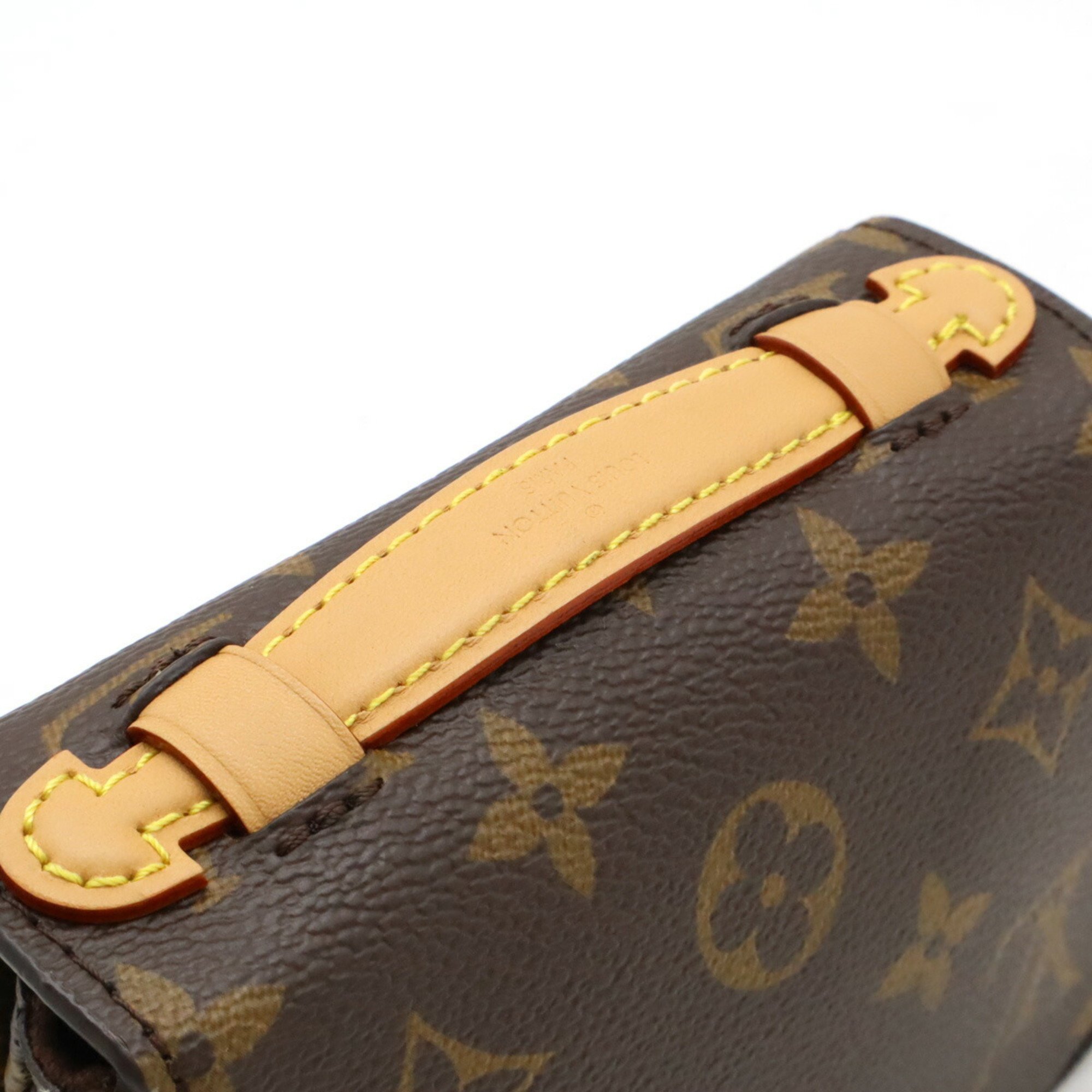 LOUIS VUITTON Louis Vuitton Monogram Micro Metis Chain Shoulder Bag Pouch M81267