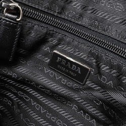 PRADA Prada Shoulder Bag Pochette Nylon Leather NERO Black V406