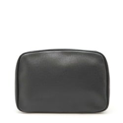 LOUIS VUITTON Louis Vuitton Taiga True Toilet GM Second Bag Pouch Travel Case Ardoise Black M30212